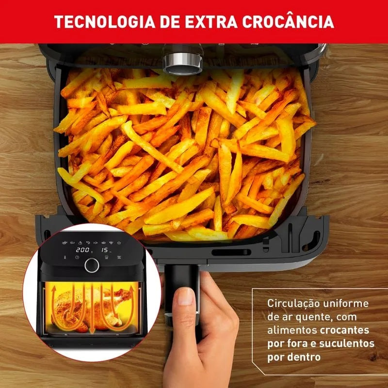 Fritadeira Sem Óleo Air Fry Arno Mega Digital 7,5L AFD7
