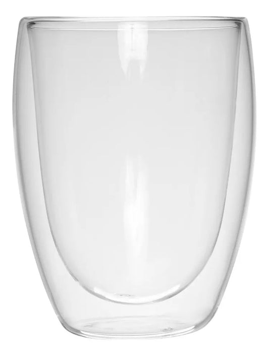 Dupla de Copos Vidro Borossilicato Parede Dupla Mimo 350ml