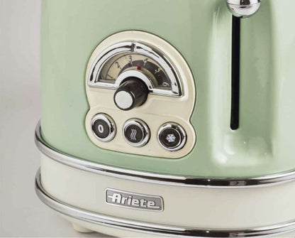 Torradeira Elétrica Vintage Italiana Verde Ariete 750W
