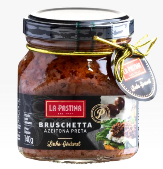 Bruschetta De Azeitona Preta Gourmet La Pastina 140G
