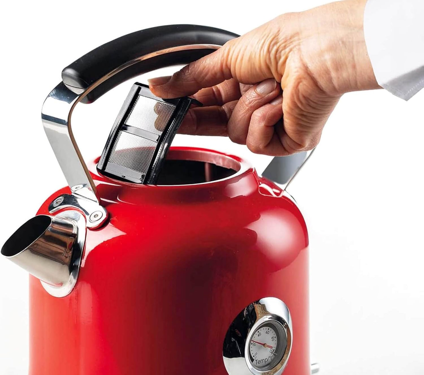Chaleira Elétrica Ariete Moderna Vermelha 1850W
