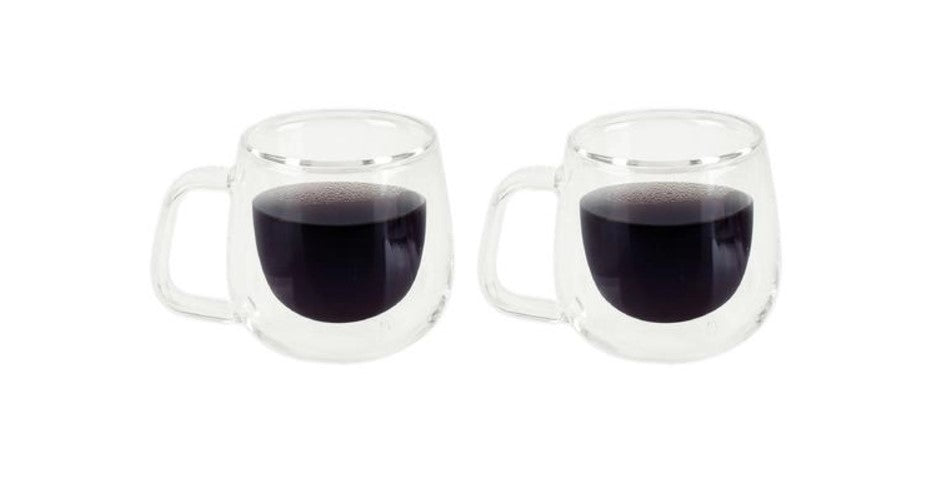 Conjunto de 2 Peças Xícaras em Vidro Tramontina  200ml