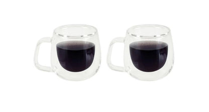 Conjunto de 2 Peças Xícaras em Vidro Tramontina  200ml