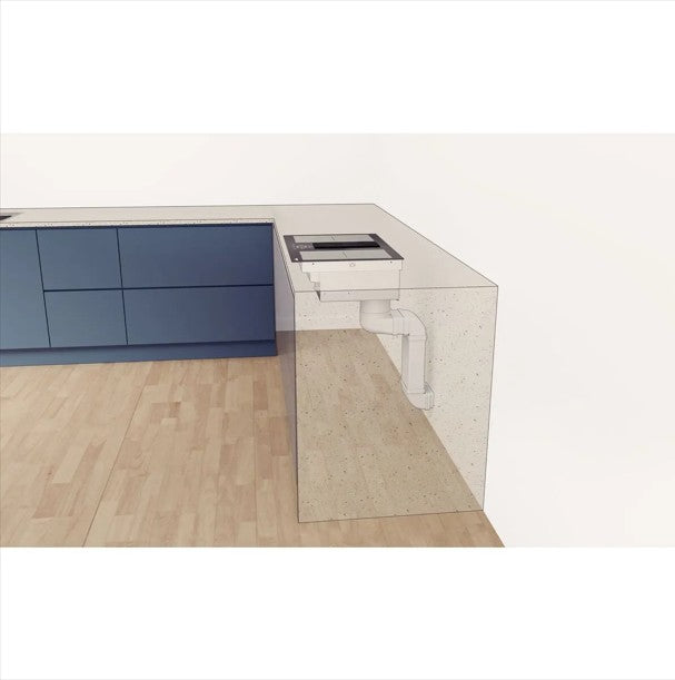 Cooktop Indução Tramontina Duo 4EI 80 Coifa Integrada