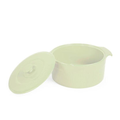 Cocotte De Porcelana Verde Menta Germer 22cm