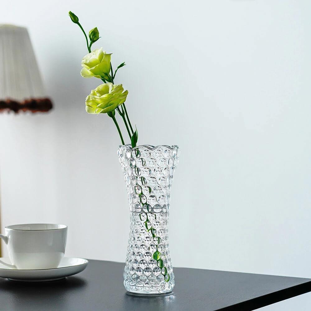 Vaso de Vidro Bubble Lyor 7cm x 7cm x 18cm Lyor