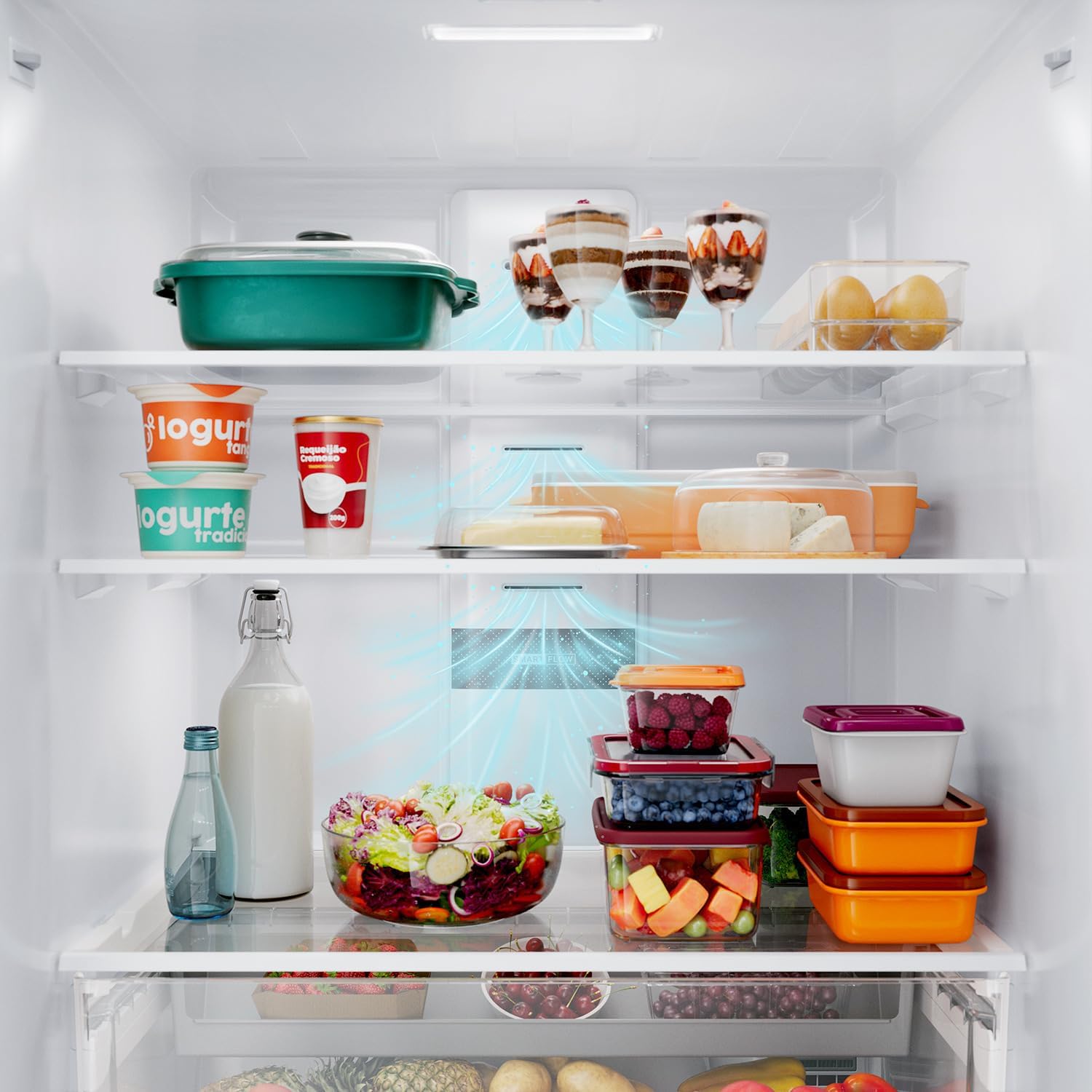 Refrigerador French Door Brastemp 3 Portas Inox 559L BRO85MK