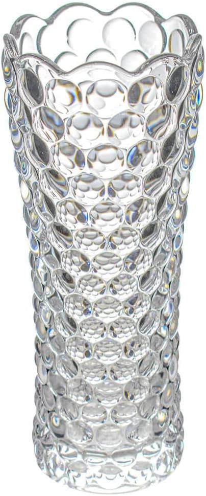 Vaso de Vidro Bubble Lyor 7cm x 7cm x 18cm Lyor