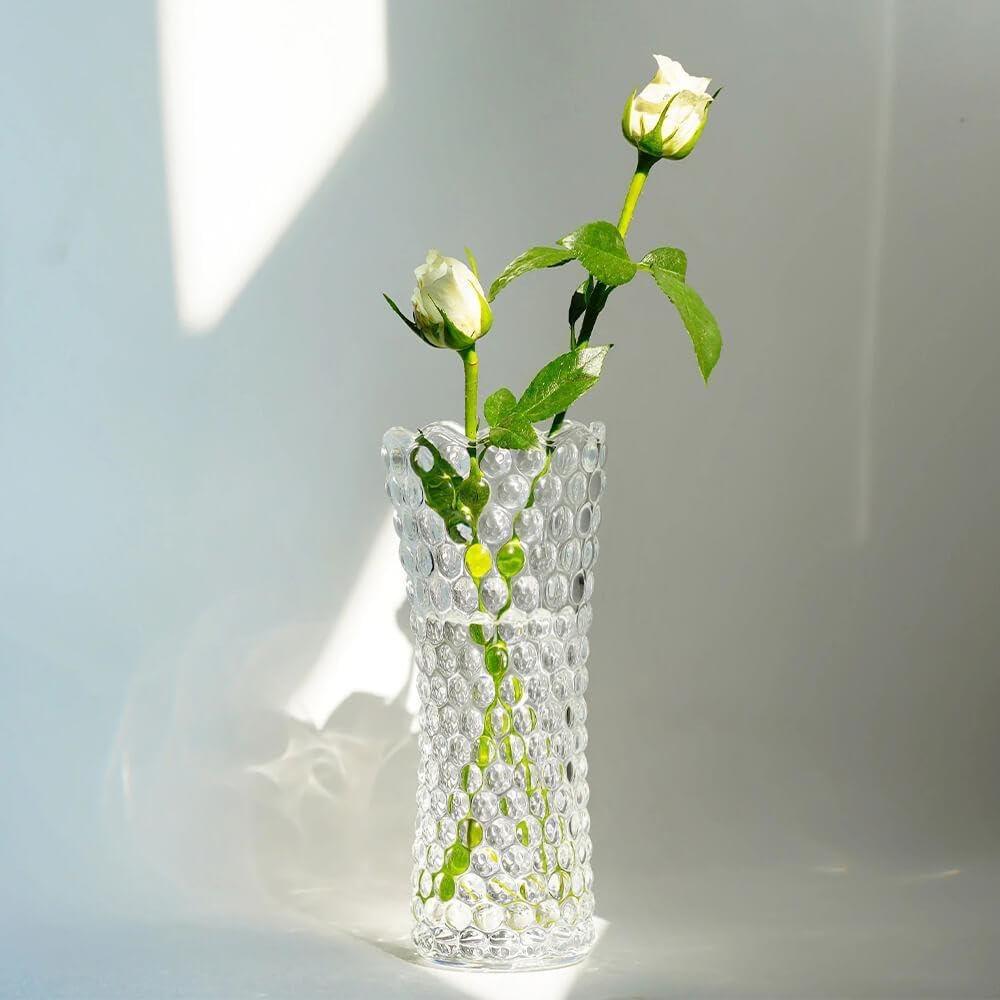 Vaso de Vidro Bubble Lyor 7cm x 7cm x 18cm Lyor