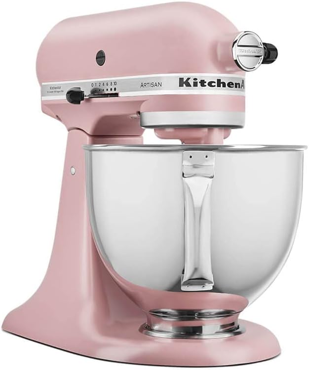 Batedeira Mixer Stand KitchenAid Artisan Dried Rose 127V