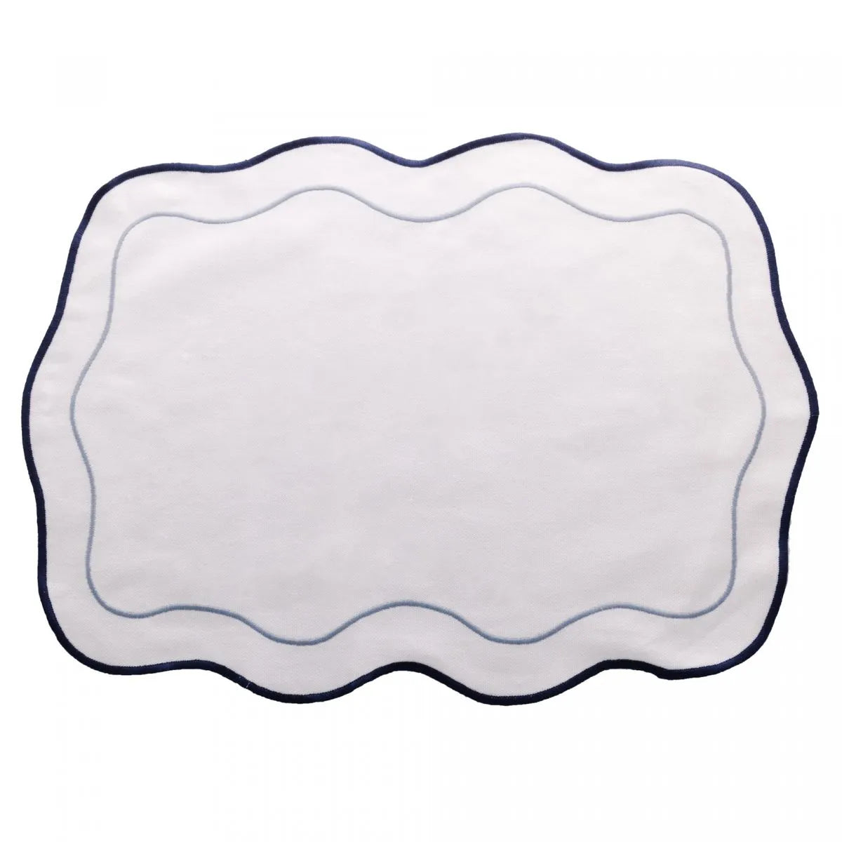 Jogo 2 Lugares Americanos Wolff de Algodão Branco 33cm x 45cm