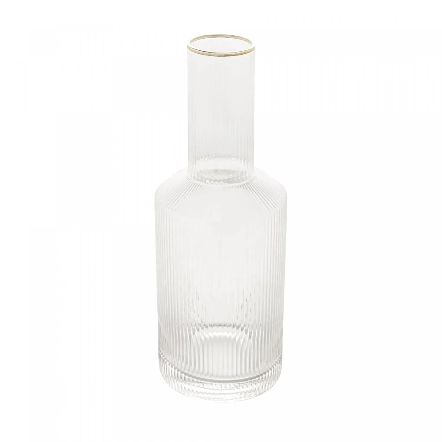 Garrafa de Cristal Wolff com Fio de Ouro Lines 800ml