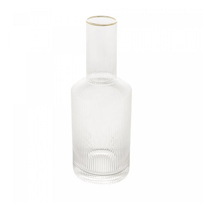 Garrafa de Cristal Wolff com Fio de Ouro Lines 800ml