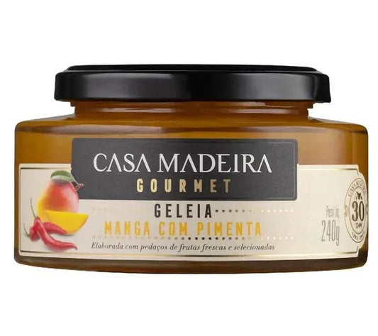 Geleia Gourmet Manga com Pimenta Casa Madeira 240G