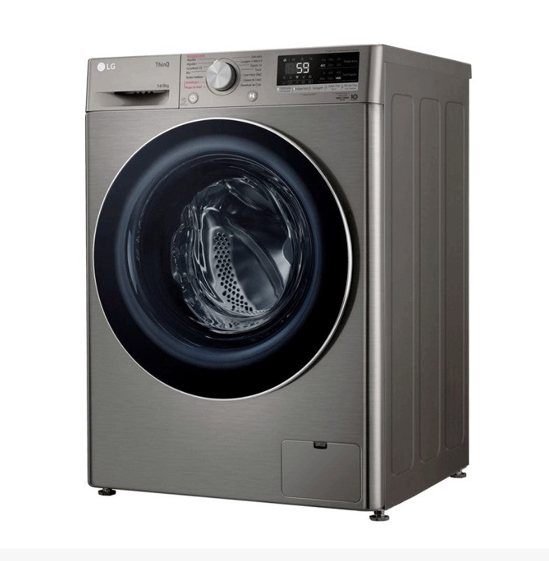Lava e Seca Smart LG 14kg Inox Look com IA VC4 CV5014PC4A
