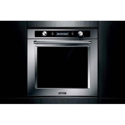 Forno de Embutir Elétrico Brastemp Gourmand 73 litros inox com Função Convecção e Meat Control