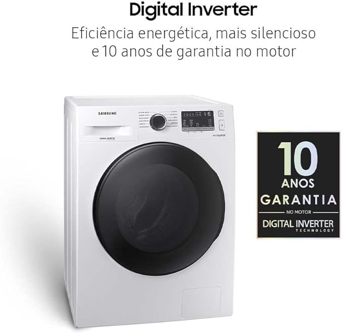 Lava e Seca Samsung 11kg WD11A Ecobubble WD11A4453BW Branca 220v