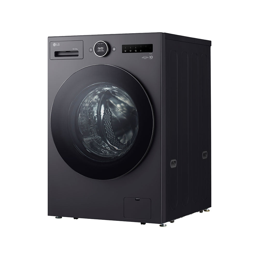 Lava e Seca Smart LG NT 18kg Black Inox WD18GNTS6B Preta