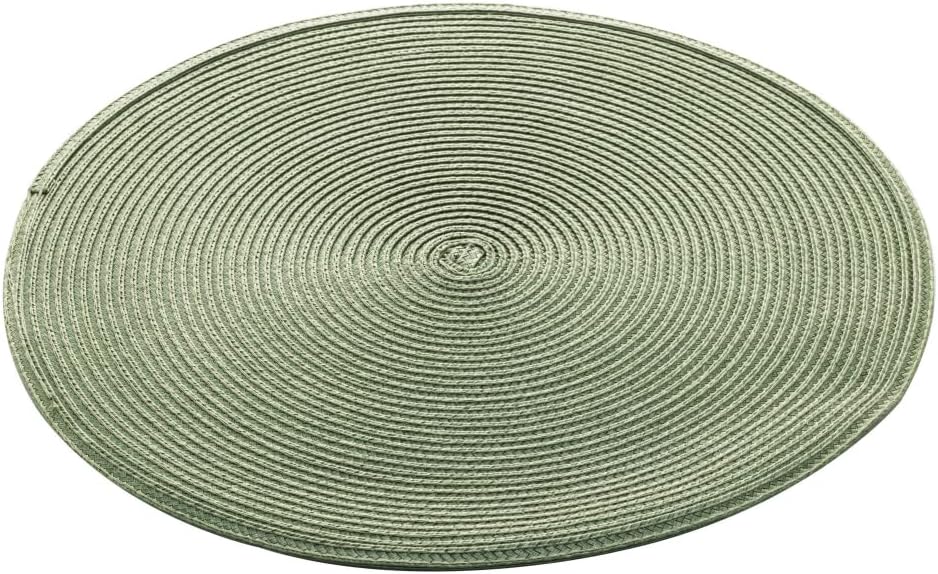 Lugar Americano de Poliéster Fresno Espiral Verde Lyor 38cm