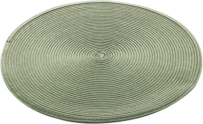 Lugar Americano de Poliéster Fresno Espiral Verde Lyor 38cm