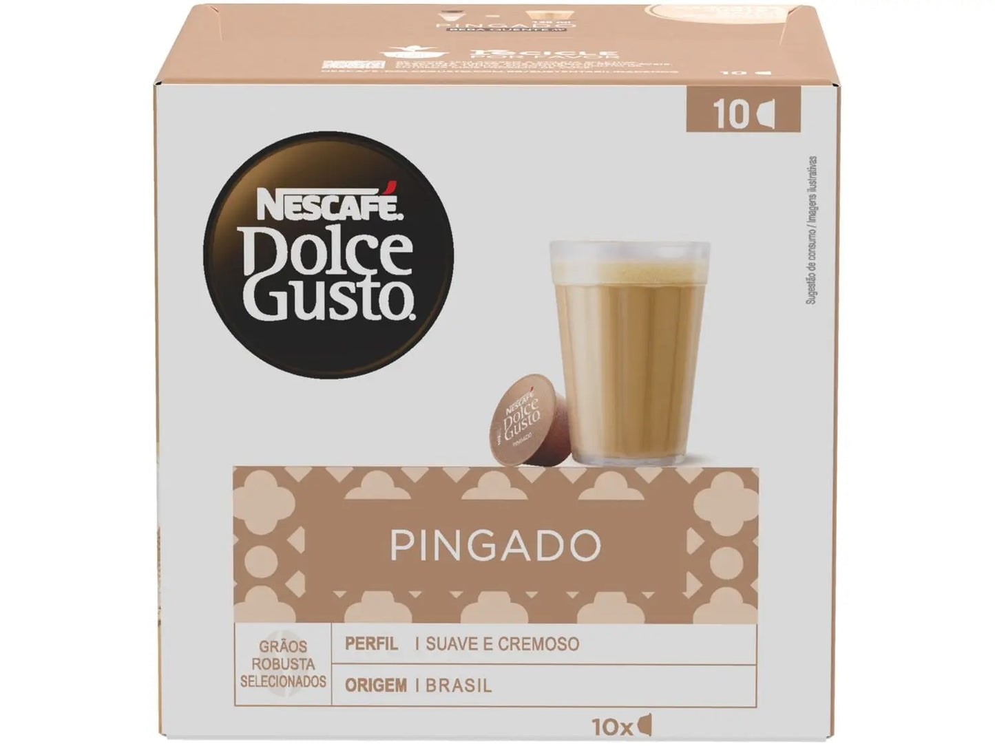Café Em Cápsula Nescafe Dolce gusto Pingado 10 Cápsulas
