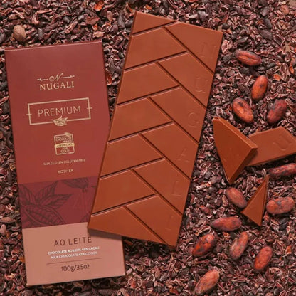 Tablete Chocolate Nugali ao Leite 100g