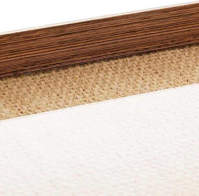 Bandeja Madeira Bambu Com Sisal Natural Wolff 30x17x4cm