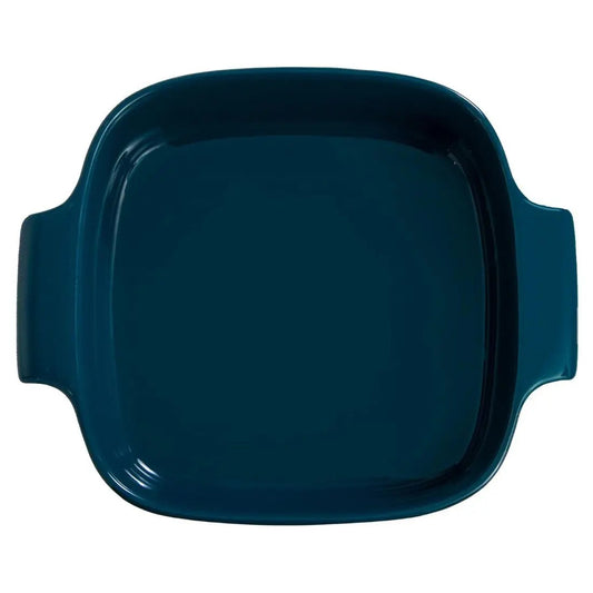 Travessa Quadrada Porcelana Verdigris Germer 21x21cm