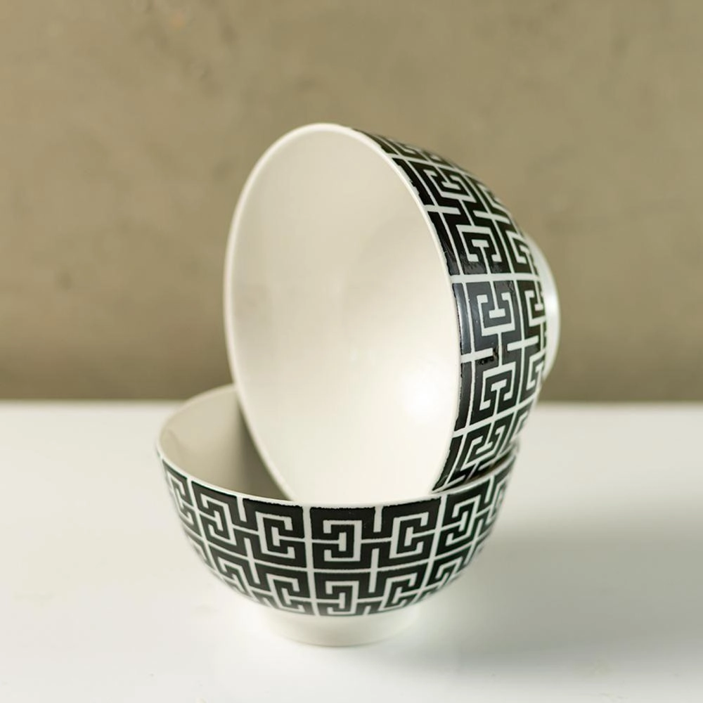 Bowl Lyor de Porcelana Egypt 13x7cm