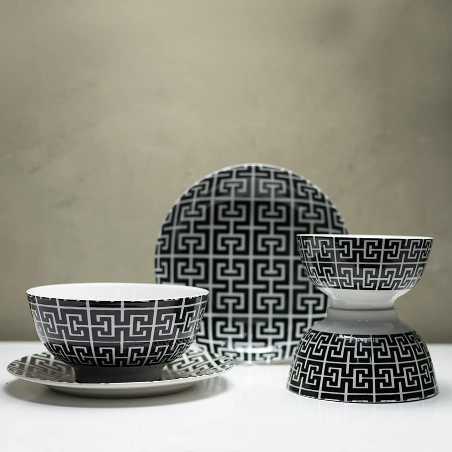 Bowl Lyor de Porcelana Egypt 13x7cm