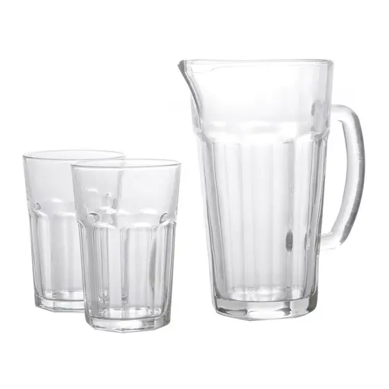 Jogo 1 Jarra de 1,4L e 6 Copos Altos 310ML