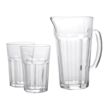 Jogo 1 Jarra de 1,4L e 6 Copos Altos 310ML