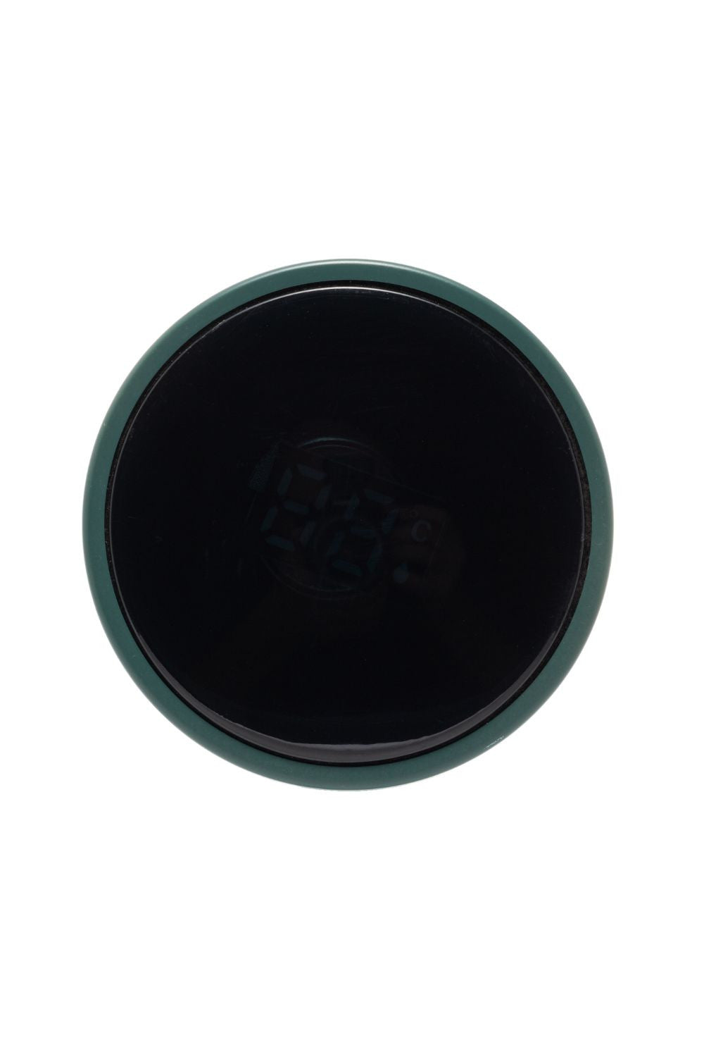 Garrafa Térmica De Aço Inox C/ Termômetro Em Led Verde 500Ml