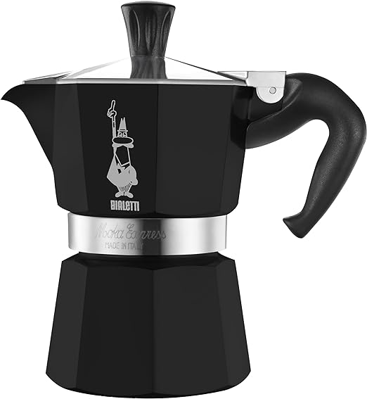 Cafeteira Moka Bialetti Express 3 Xicaras Preta