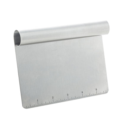 Espátula Cortar e Raspar Alimentos  Aço Inox 15x12x2cm Wolff