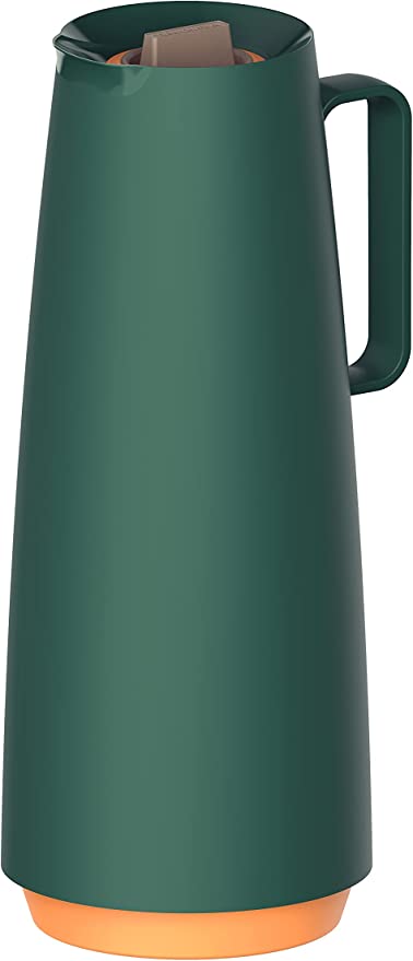 Garrafa Térmica Tramontina Exata Plástico Verde  Vidro 1L