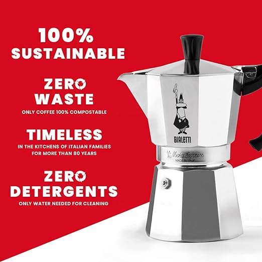 Cafeteira Nuova Moka Express Bialetti 3 Xícaras 130ml