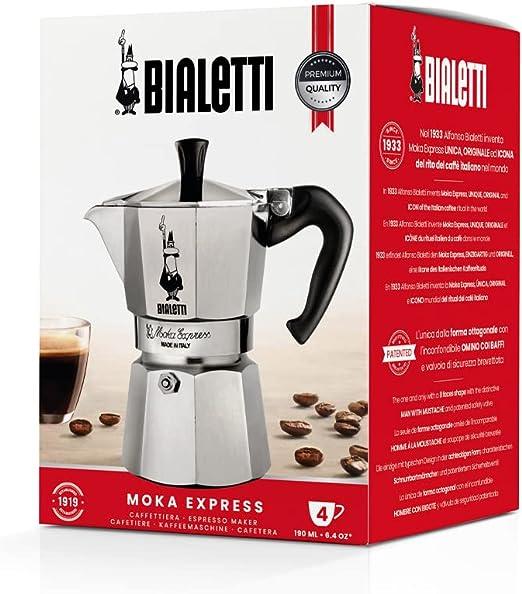 Cafeteira Nuova Moka Express Bialetti 4 Xícaras 200ml