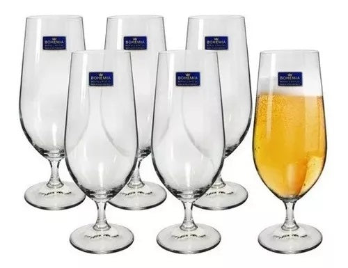 Taça de Cerveja Cristal Sylvia 380ml Bohemia