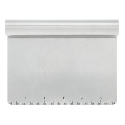 Espátula Cortar e Raspar Alimentos  Aço Inox 15x12x2cm Wolff